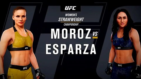 EA Sports UFC 3 Gameplay Carla Esparza vs Maryna Moroz