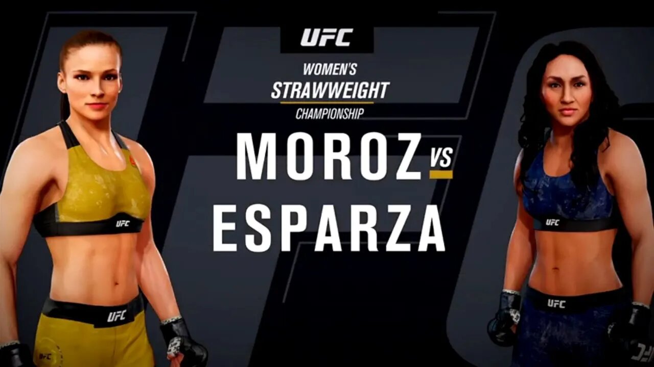 EA Sports UFC 3 Gameplay Carla Esparza vs Maryna Moroz