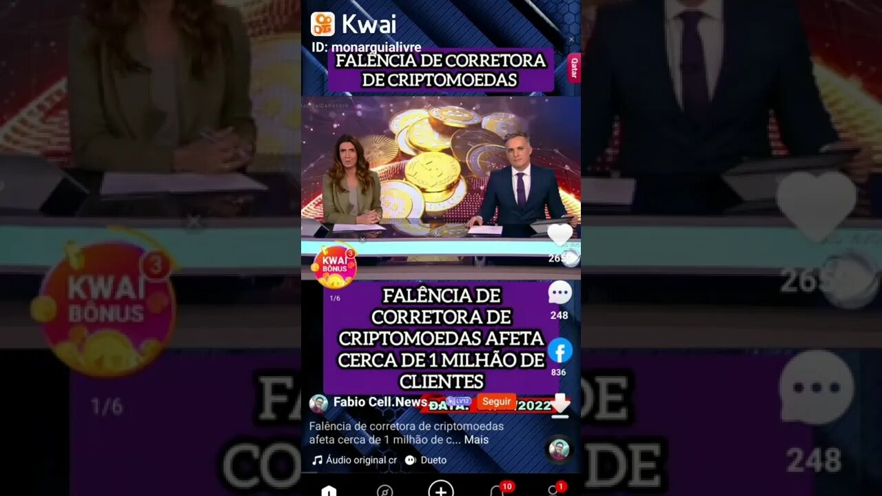 Falência de corretora de criptomoedas afeta 1milhao de pessoas e prejuízo de 50bilhões