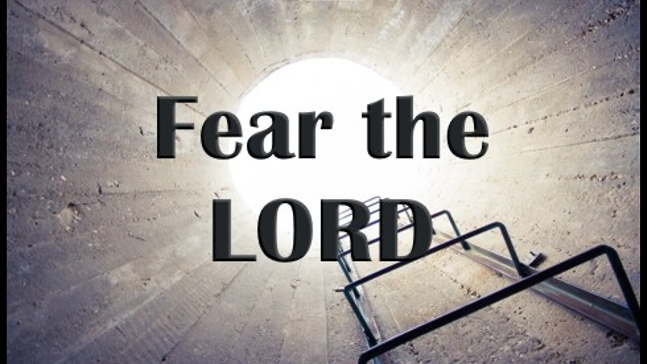 "FEAR THE LORD" NOT THE CLOT SHOT, YOU SILLY BABYLONIANS!