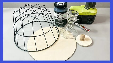 Cloche DIY ||Using a Dollar Tree Wired Basket || Just 1 Quick & Easy Craft