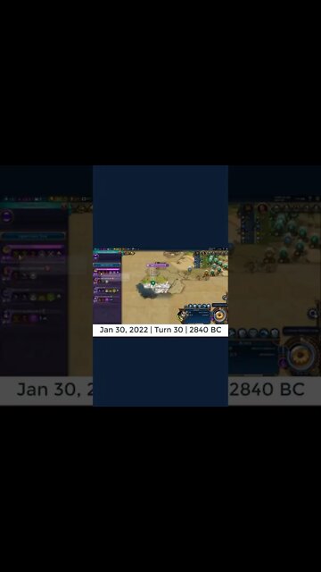#oneturnadaychallenge #civ6 – Turn 30 - GAUL's PLAN #shorts