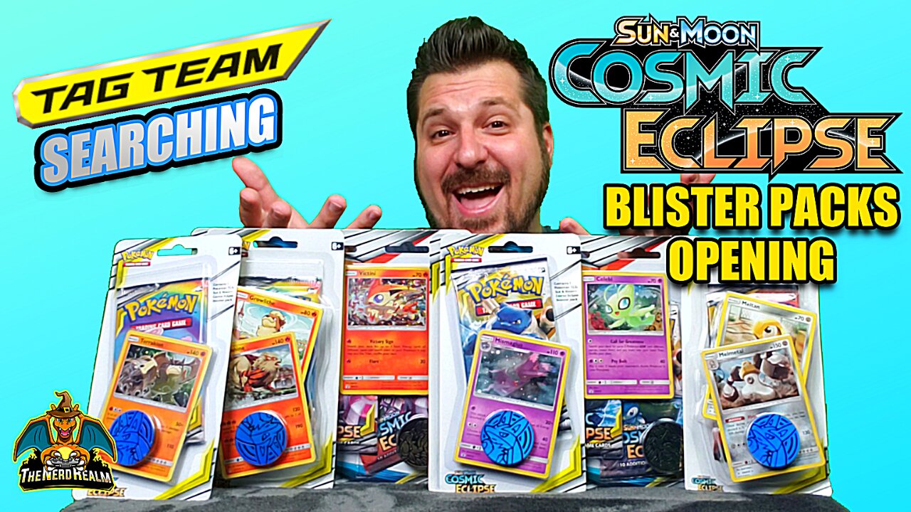 Cosmic Eclipse Blister Packs | Tag Team Searching | Pokemon Cards Opening