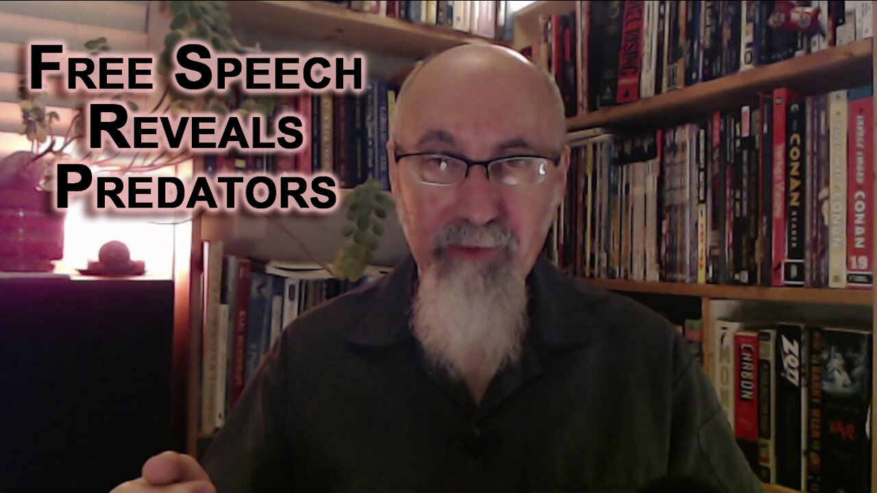 Free Speech Reveals Predators: No Safe Spaces in Nature: Story of Mama, Papa & Baby Squirrel