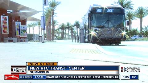 New RTC Transit Center in Summerlin