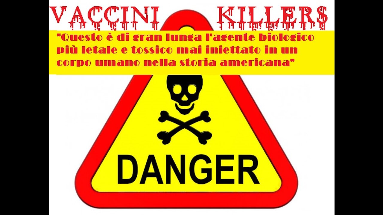 Vaccini,Dottor Peter McCullough:E'di gran lunga l'agente biologico più letale mai iniettato