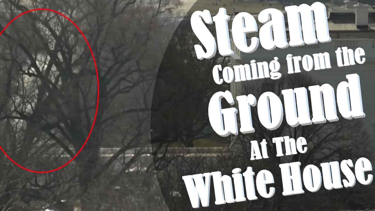 Steam Coming from the Ground At The White House