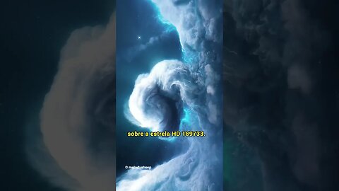 Um planeta Júpiter extremo com chuva de vidro a 7000 km/h