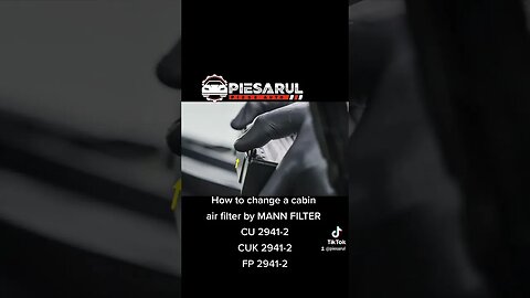 #How to #change a #cabin #air #filter by #MANN FILTER #CU2941-2 #CUK2941-2 #FP2941-2 #piesarul