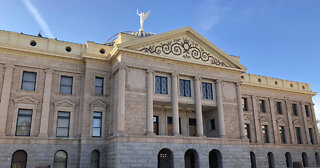 Arizona Capitol Enclosed in Razor Wire