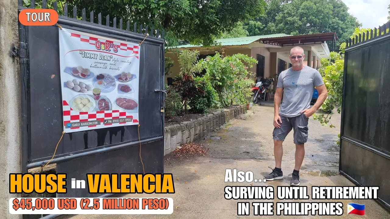 What you can buy for $45,000 in Valencia, Philippines. Also, how to survive until retirement.