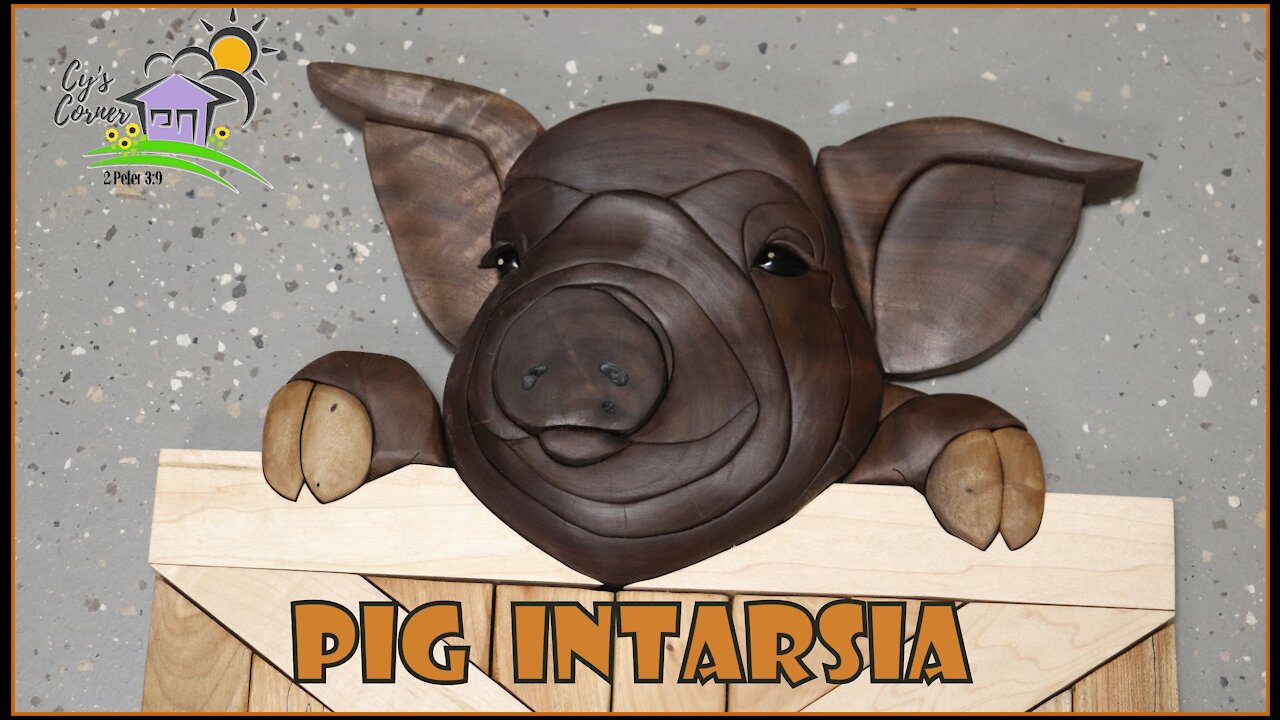 That'll Do Pig, That'll Do. Pig Intarsia