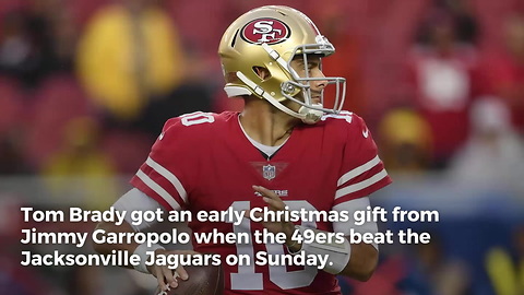 Jimmy Garoppolo Sends Tom Brady Early Christmas Gift With Win Over Jaguars