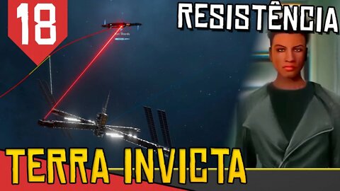 Primeiro COMBATE ESPACIAL Fuleiro - Terra Invicta Resistência #18 [Gameplay PT-BR]