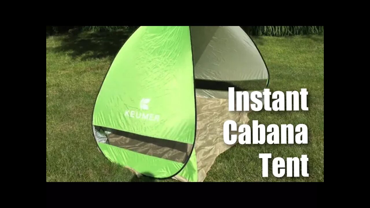 Keumer G4Free Outdoor Instant Pop-Up Portable 2 Person Cabana Beach Tent