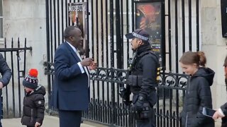 The dancing man gets pulled by terrorist #horseguardsparade