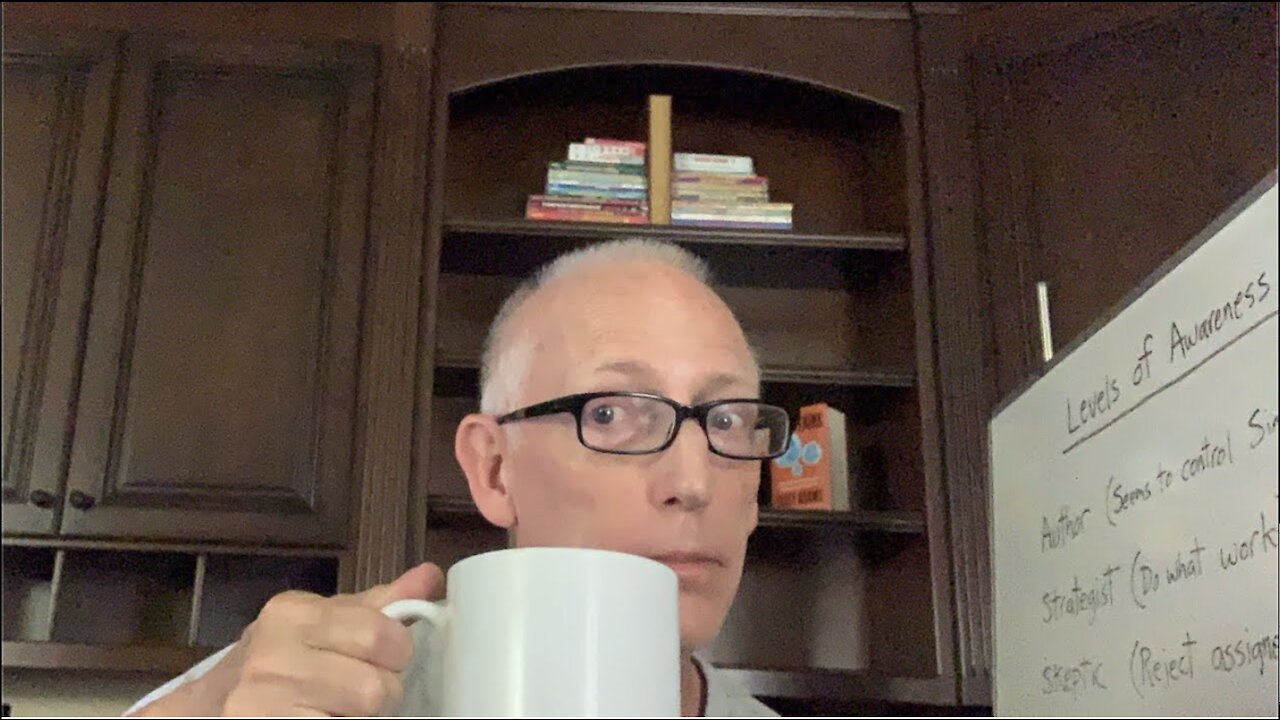 Episode 1414 Scott Adams: Find Out What Level of Awareness You Are at While Simultaneously Sipping