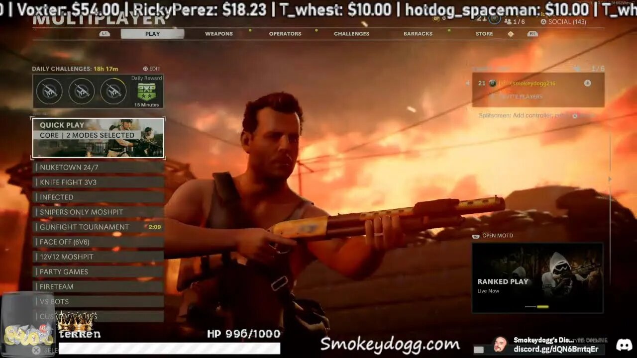 Smokeydogg Live