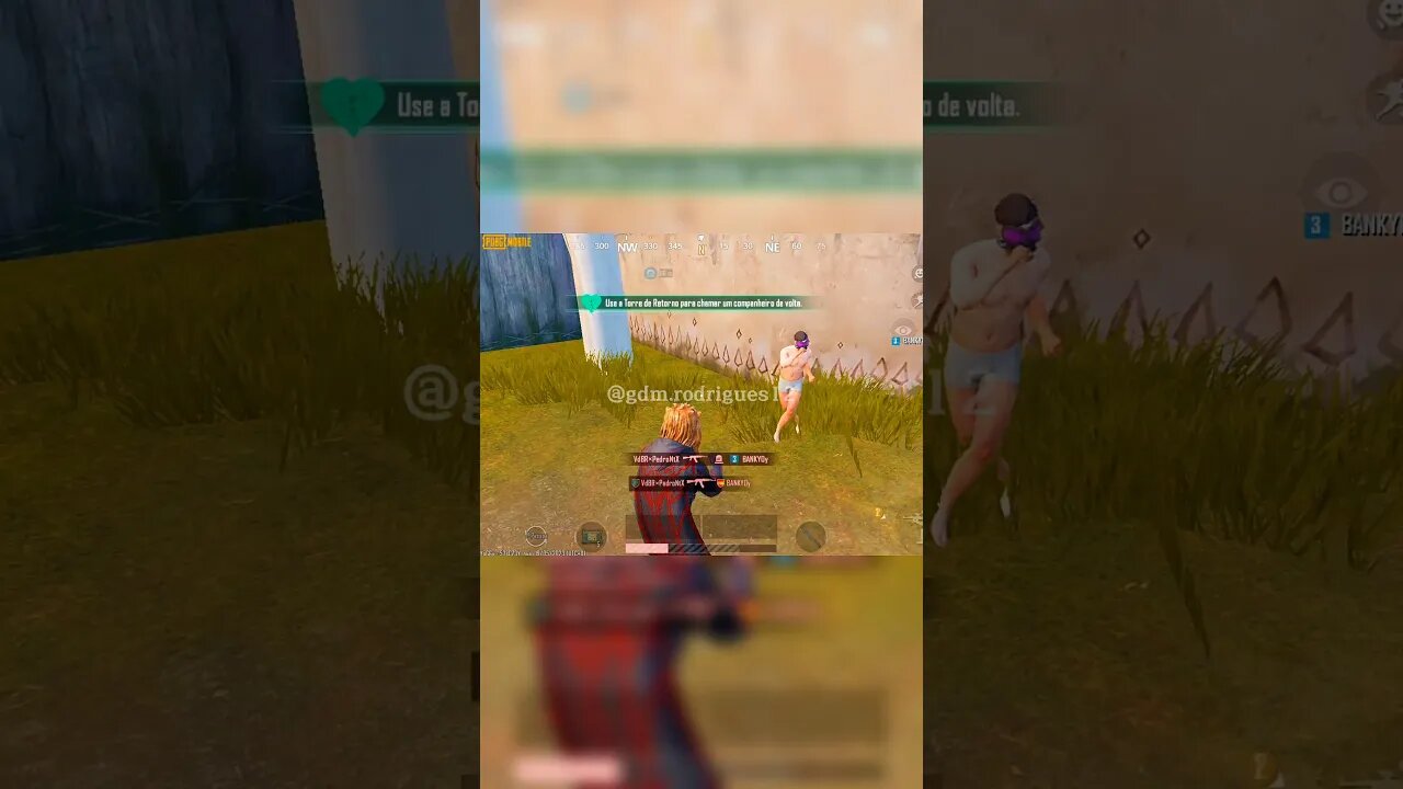 EU NUNCA FUJO DE UM COMBATE!! | #shorts #pubgmobile #pubgm #gameplay