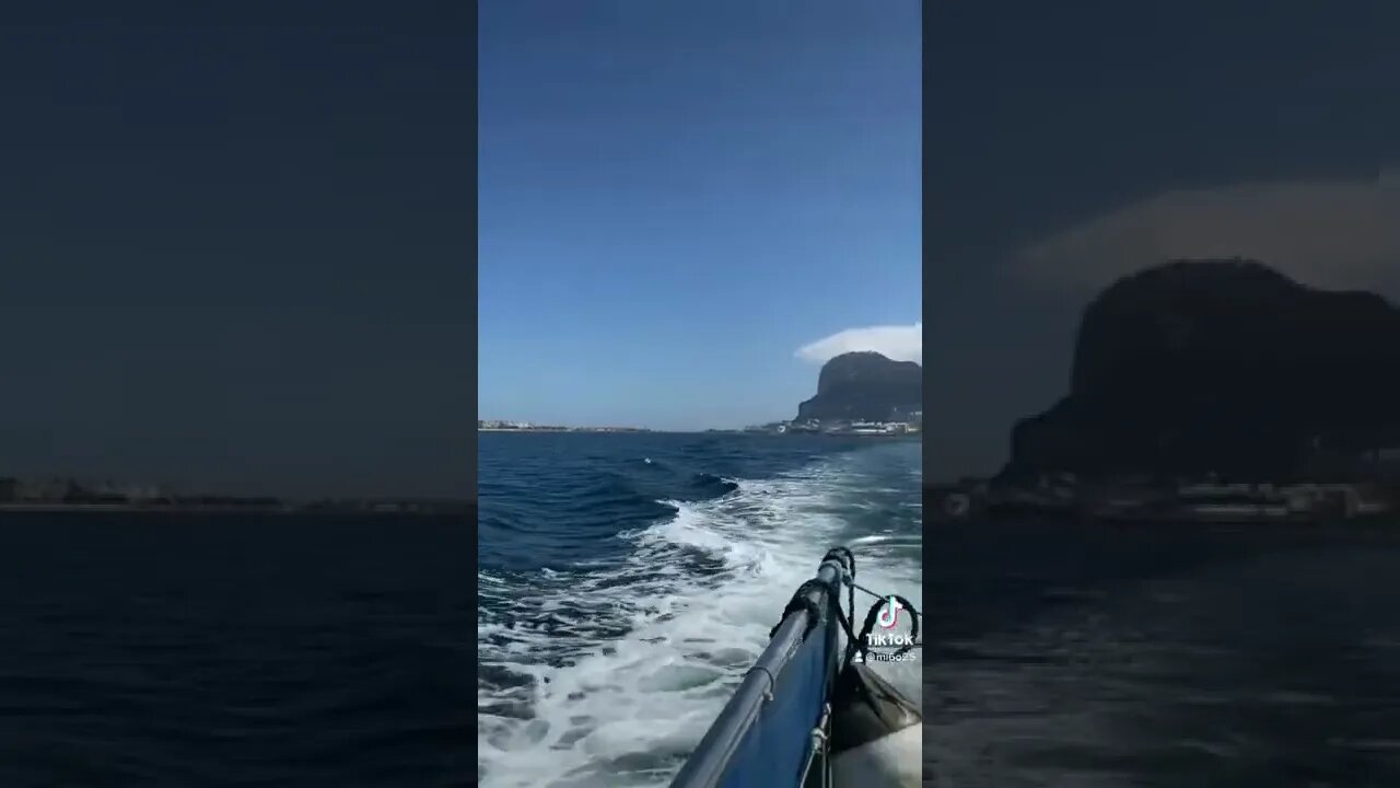 Beautiful View of Gibraltar from The Bay