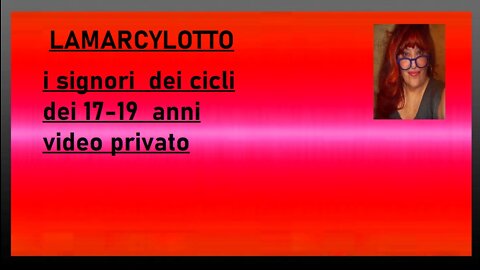 I SIGNORI DEI CILI DEI 17-19 ANNI