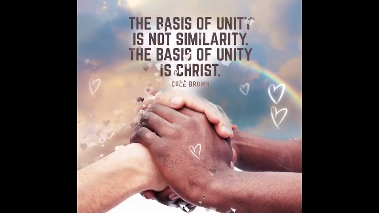 The Basis of Unity is Christ