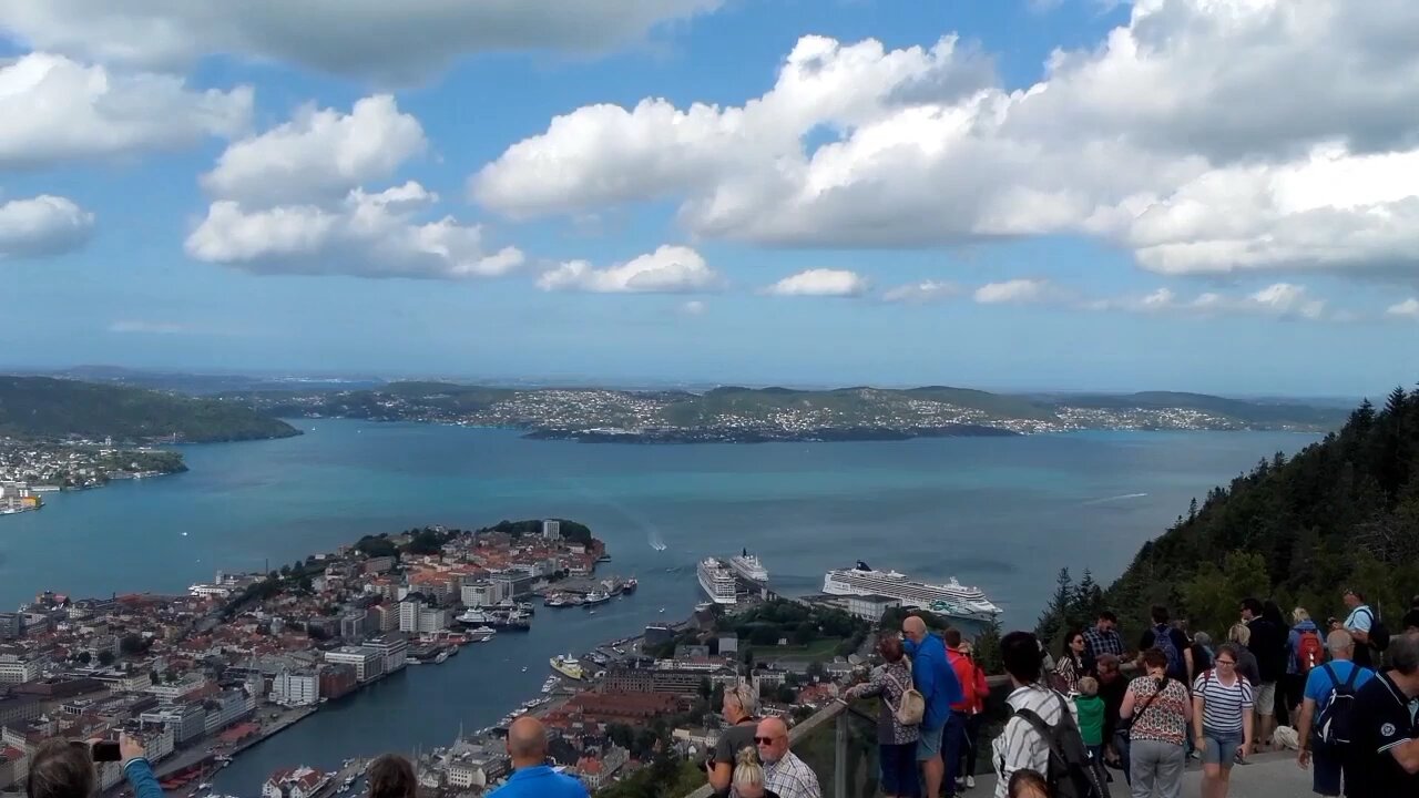 Mount Fløyen ,Bergen