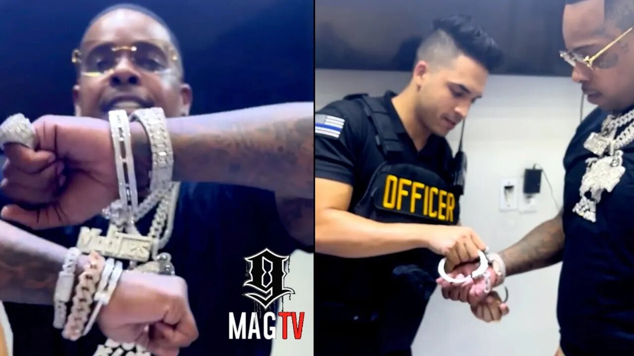 Finesse2Tymes Gets Iced Out Handcuffs 3 Months After Release From The Feds! 💎