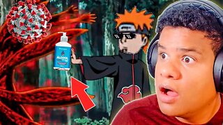 REAGINDO AS MELHORES ZOEIRAS EM NARUTO | React Anime Pro