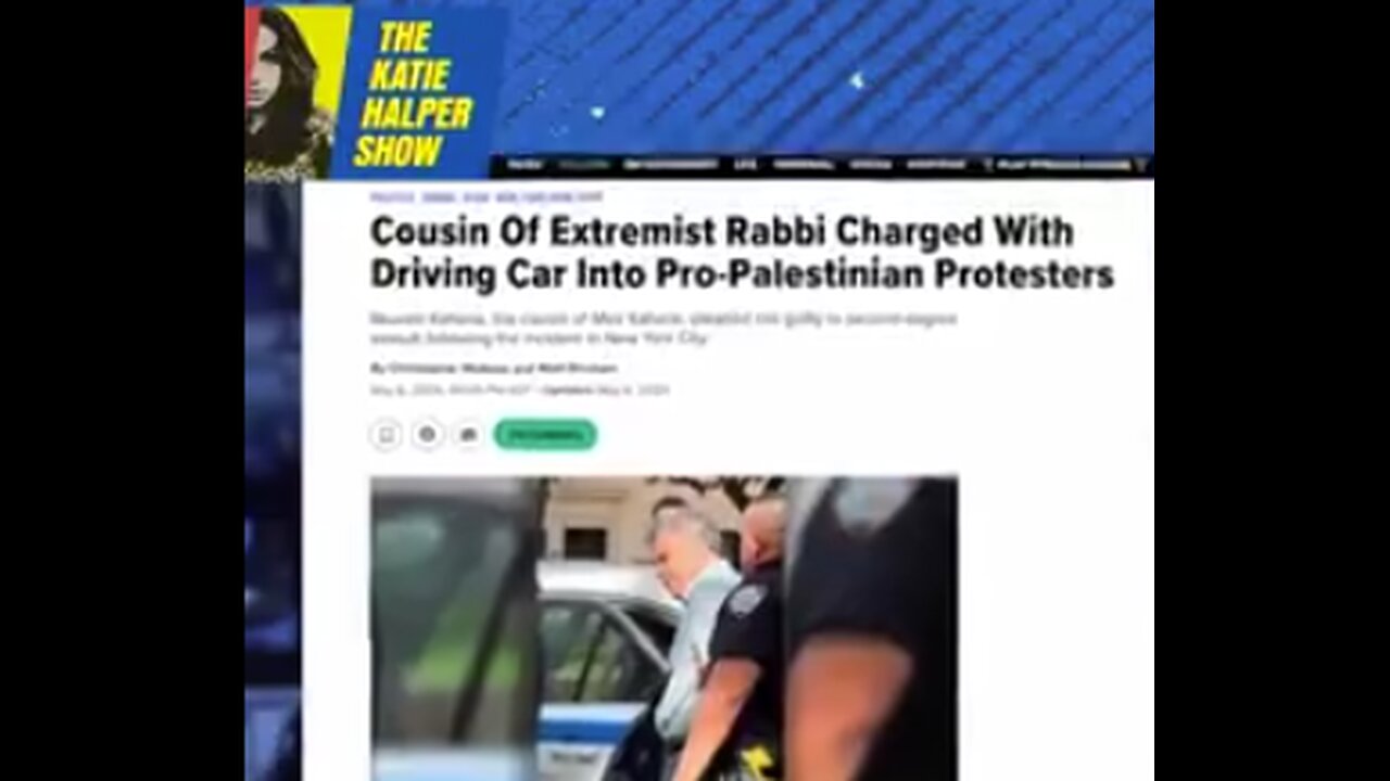 Zionist DRIVES Car into Pro Palestine Protest, Media Says NOTHING