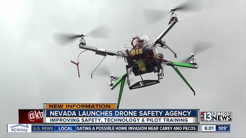 Nevada launches new center to improve drone safety