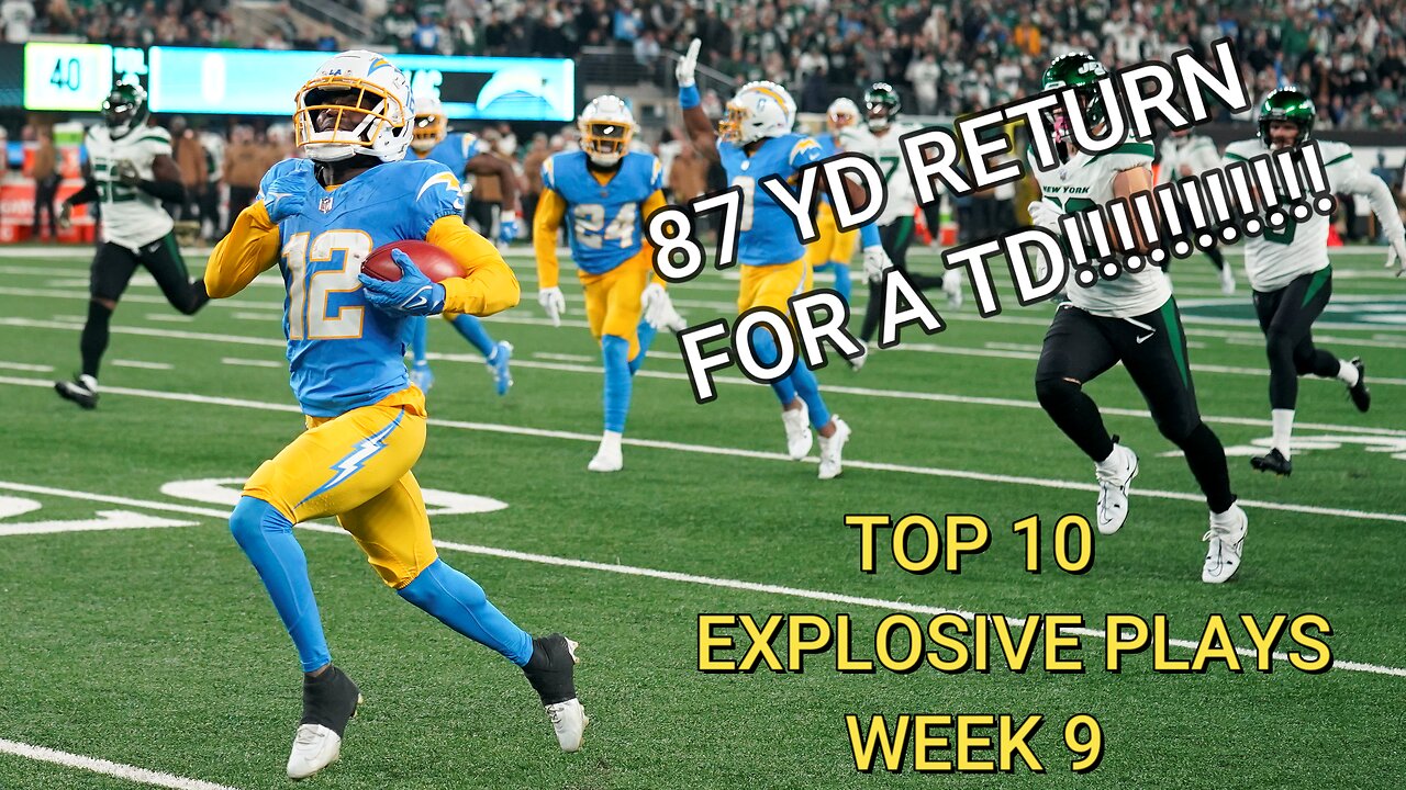 TOP 10 EXPLOSIVE PLAYS