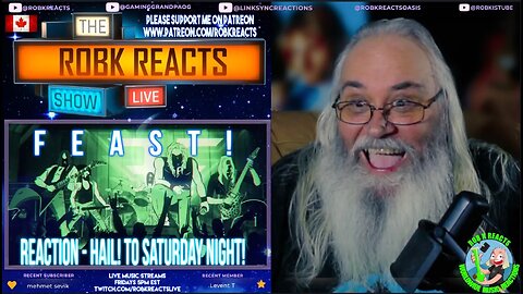 Feast! Reaction - Hail! To Saturday Night! (Animated Lyric Video) | First Time Hearing - Requested