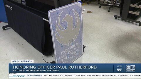 Honoring Officer Paul Rutherford