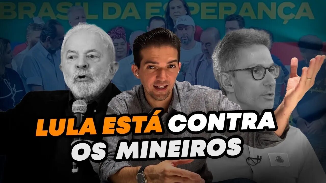Lula vs Zema: esquerda quer afundar Minas Gerais
