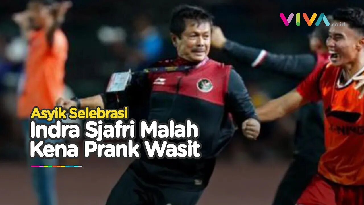 Momen Indra Sjafri Joget Selebrasi Dini, Ternyata Diprank Wasit