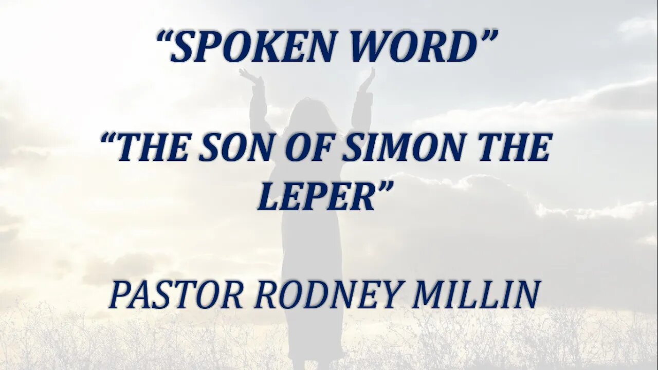 Community Guest Day - Pastor Millin - June 25, 2022