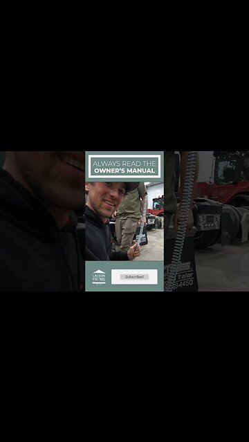 Always Read The Owners Manual!!