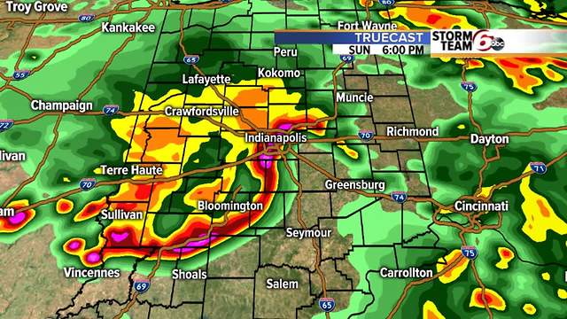 Sunday Evening Forecast