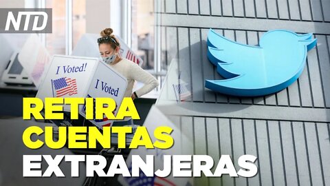 Twitter analiza y retira cuentas extranjeras por influencia en elecciones | NTD Noticias