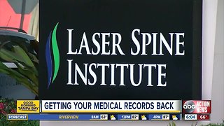 Florida woman fighting to get medical records after Laser Spine Institute