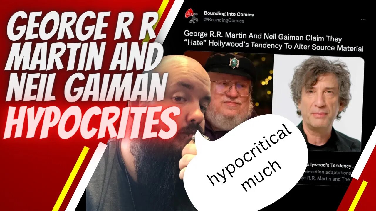 GEORGE R R MARTIN AND NEIL GAIMAN ARE HYPOCRITES