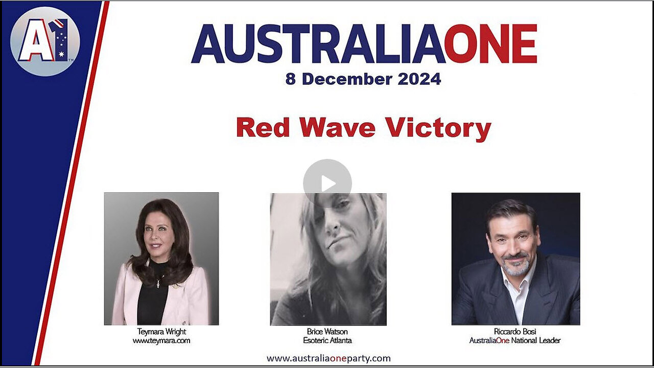 AustraliaOne Party - Red Wave Victory (8 November 2024)