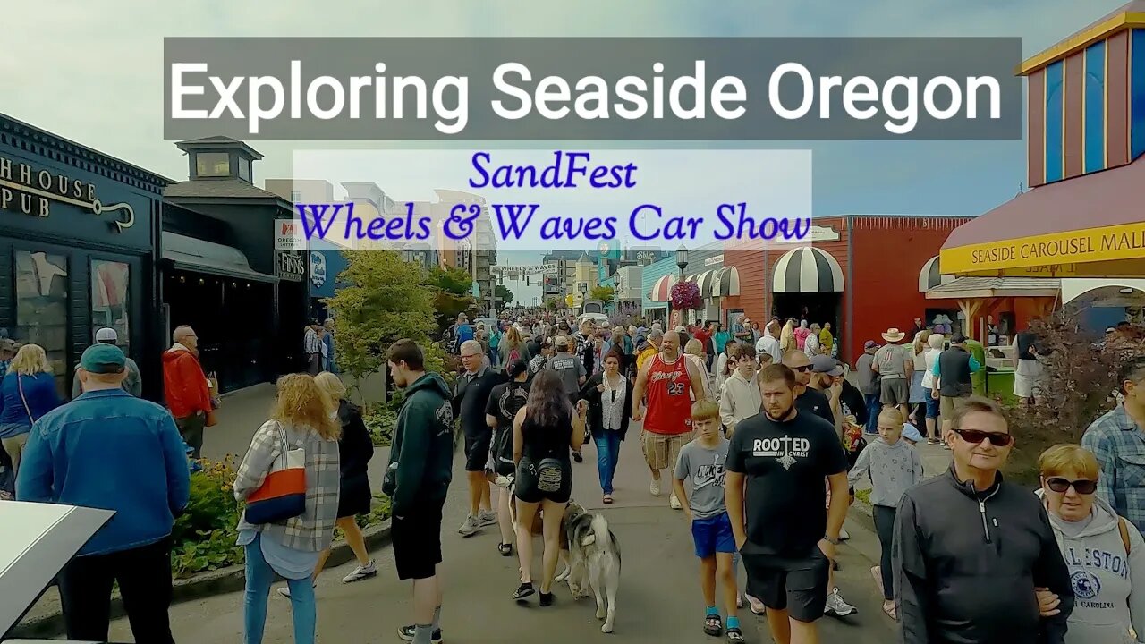 Exploring Seaside Oregon | SandFest | Wheels and Waves Cars Show 2023