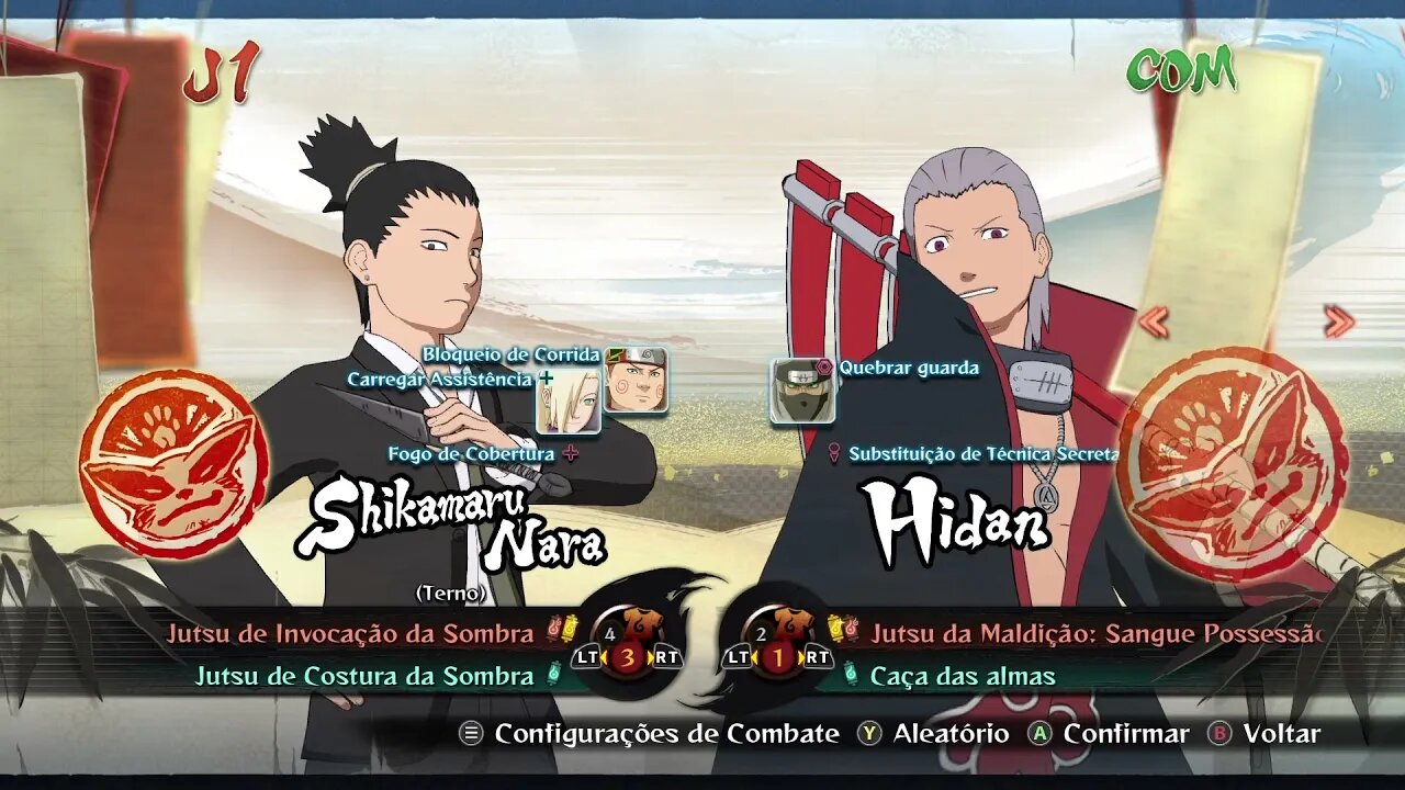 Team Ino-Shika-Cho vs Team Hidan Akatsuki - Naruto Shippuden Ultimate Ninja Storm 4 | Xbox Series S