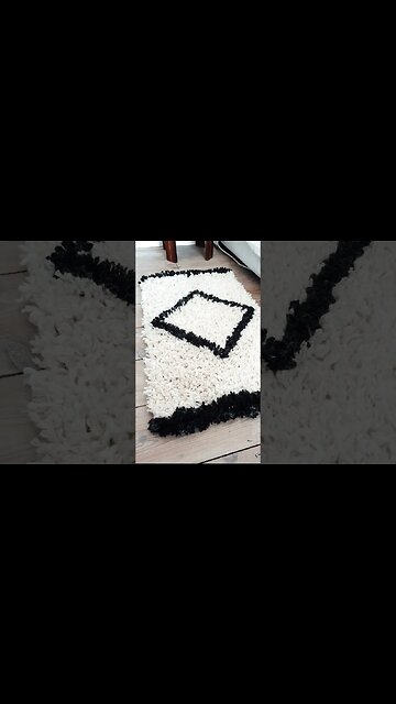 DIY COZY BOHO RUG #shorts #diyhomedecor #diyrug #bohodecor #handmaderug #crafttutorial #diyshorts
