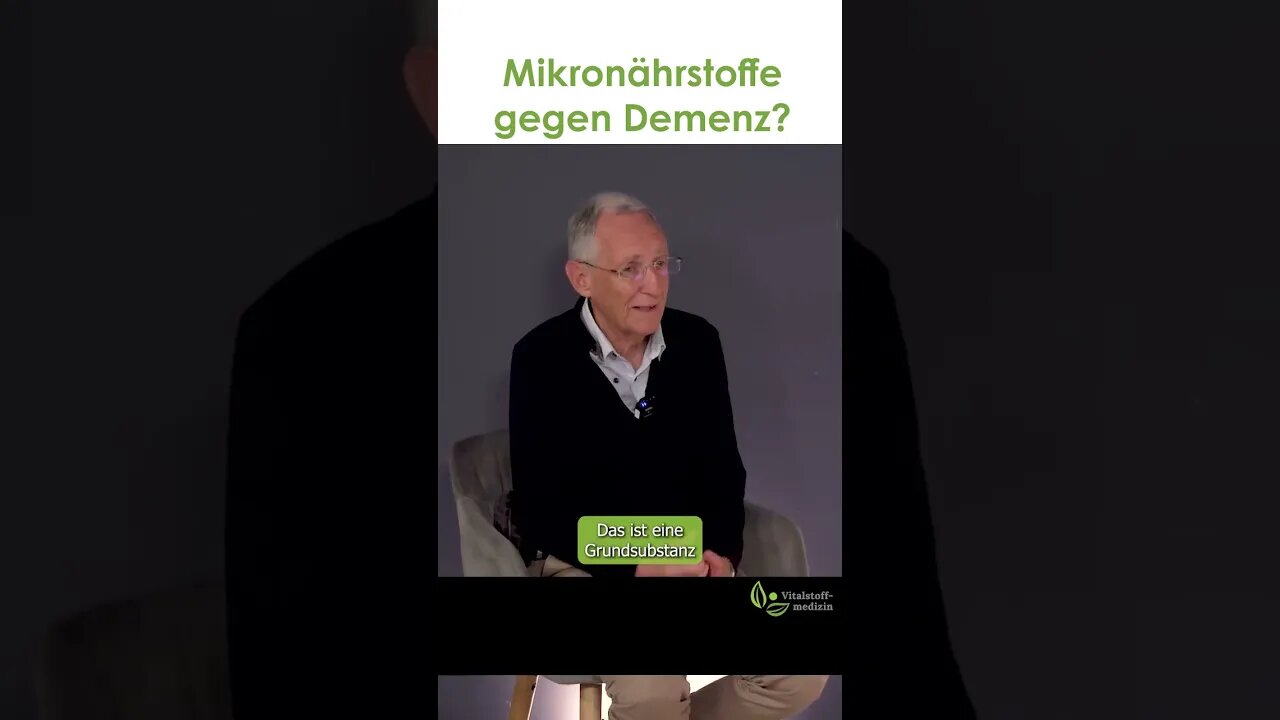 Mikronährstoffe gegen Demenz