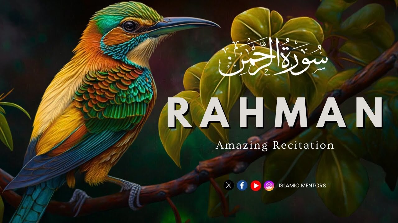 Surah Ar-Rehman (سورة الرحمن) Full || Soothing & Calm Recitation || Islamic Mentors