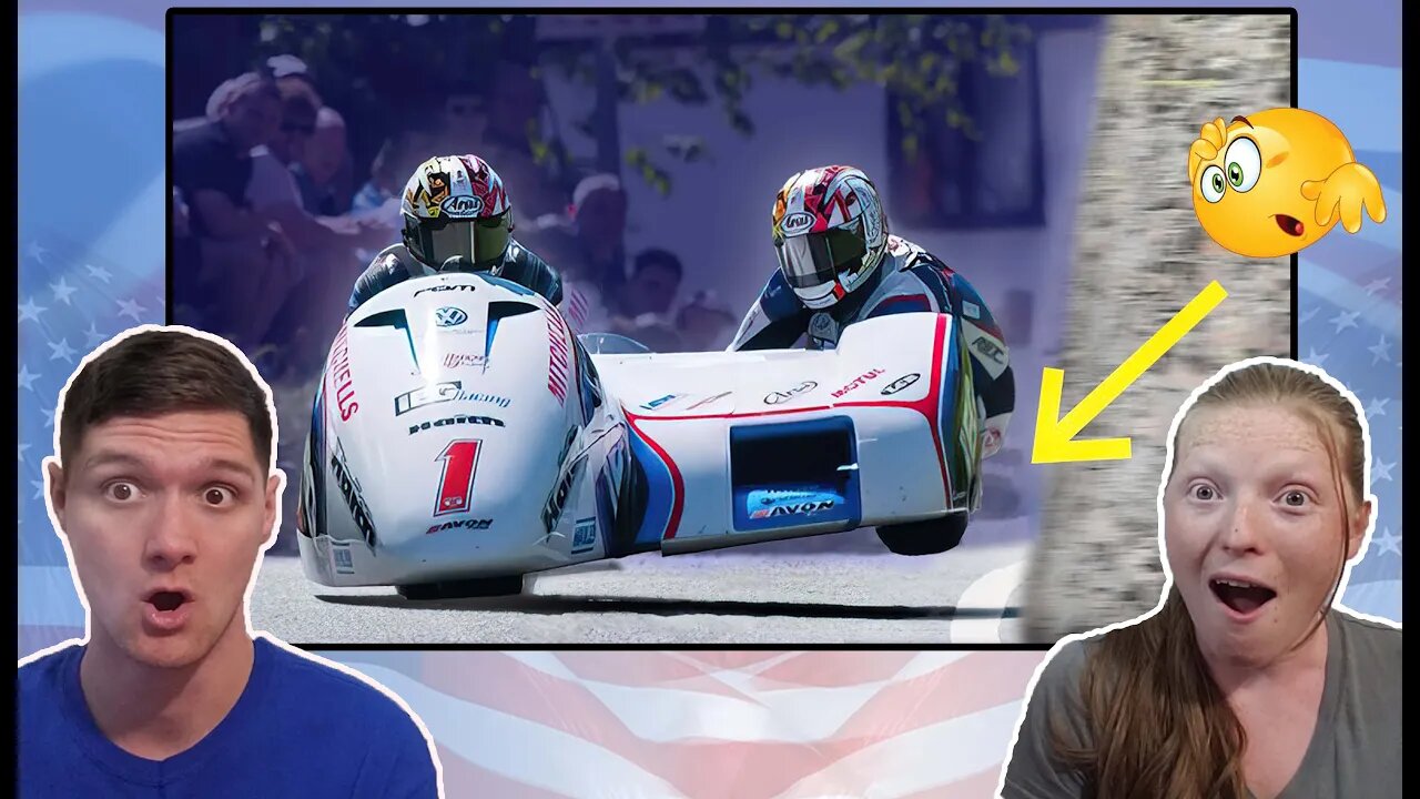 This Is Intense! Sidecar Racing Isle of Man TT Racing - Americans React