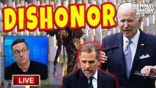 Biden DISHONORS military in memorial day DISASTER, pushes gun confiscation that would lock up HUNTER